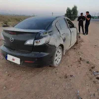 مزدا ۳ نیو مدل ۹۰ تصادفی