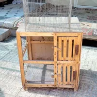 قفس چوبی و آهنی