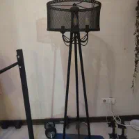 دو عدد آباژور فلزی مشکی