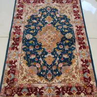 فرش دستبافت زرع نیم تبریز.  چله نخ ۵۰رج