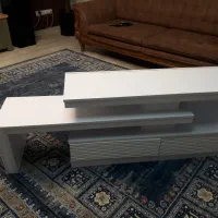 فروش میز تلویزیون سفید|میز تلویزیون|تهران, باشگاه نفت|دیوار
