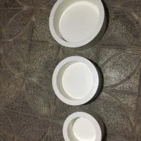 3 قاب دکوری سفید