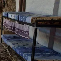 تخت دو طبقه فلزی کارگری  سربازی