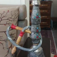 قلیون تنه چوبی تزیینی