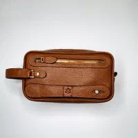 کیف دستی دوزیپ مردانه تمام چرم .