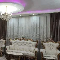 پرده خامه دوزی ترک|پرده، رانر، رومیزی|قرچک, مهدیه|دیوار