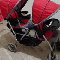 کالسکه دوقلو سالم|کالسکه و لوازم جانبی|محمدشهر, محمدشهر|دیوار