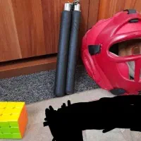 نانچیکو و  کلاه کیک بوکسینگ و روبیک و گلدان بلند