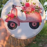تابلو گلدوزی شده با دست