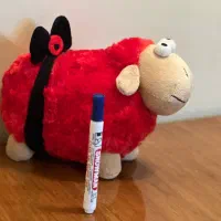 گوسفند قرمز مخملی|اسباب‌‌بازی|تبریز, |دیوار