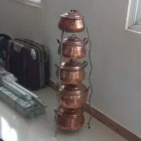 ست قابلمه مسی ۷/۵۰۰کیلو با اسنپ قیمت ضایعات|ظروف پخت‌وپز|تنکابن, |دیوار