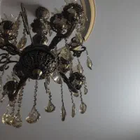 لوستر برنجی|لوستر و چراغ آویز|احمدآبادمستوفی, |دیوار