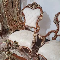 مبلمان سلطنتی۹نفره*چوب راش*آک آک مناسب جهیزیه