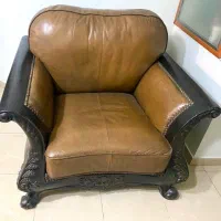 مبل چرمی ۷ نفره|مبلمان خانگی و میز عسلی|تهران, سنائی|دیوار