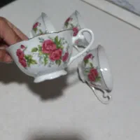 چینی و فنجان گلسرخ|کلکسیون اشیاء عتیقه|مشهد, آزادشهر|دیوار