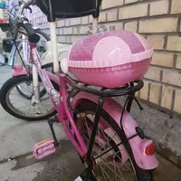 دوچرخه سایز ۱۶تمیز سالم سبد دار.