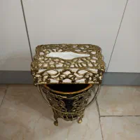 ست دکوری فلزی کلاسیک (سطل زباله + جا دستمال)|صنایع دستی و سایر لوازم تزئینی|رباط‌کریم, رباط‌کریم|دیوار