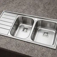 سینک ظرفشویی استیل عمیق و ضخیم توکار روکار