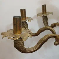 دو عدد لوستر برنز ۶ و ۸ شاخه|لوستر و چراغ آویز|تهران, حکیمیه|دیوار