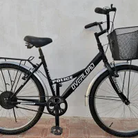 دوچرخ  26 مجهز ترک ، سبد ، زین و لوله سوپاپدار..