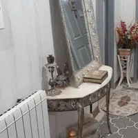اینه وکنسول نقره|بوفه، ویترین، کنسول|اصفهان, شیخ اشراق|دیوار