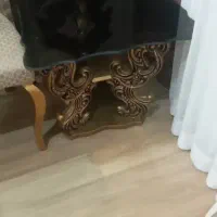 مبل استیل طلایی۹نفره|مبلمان خانگی و میز عسلی|کرج, ساماندهی|دیوار