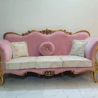 مبل سلطنتی ۹نفره همراه میز|مبلمان خانگی و میز عسلی|تربت‌حیدریه, طالقانی|دیوار