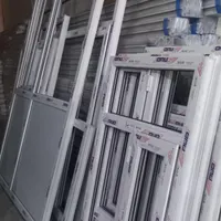 درب پنجره کد۷ اهنی پی وی سی دوجداره pvc انباری|مصالح و تجهیزات ساختمان|کرج, کمال‌شهر|دیوار