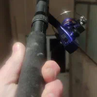 چوب و چرخ ماهیگیری با لوازم کامل|ماهیگیری|قزوین, |دیوار