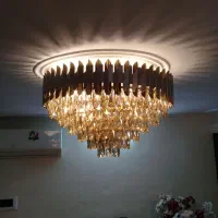 ۳ عدد لوستر کریستالی