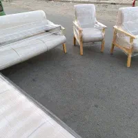 مبل راحتی۷نفره|مبلمان خانگی و میز عسلی|خرمآباد, |دیوار