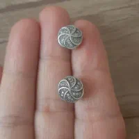 گوشواره نقره میخی