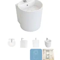 روشویی سرامیکی|لوازم سرویس بهداشتی|تهران, خاک سفید|دیوار