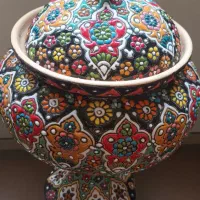 میناکاری|ظروف سرو و پذیرایی|تهران, راه آهن|دیوار
