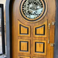 پلای وود/درب با چهارچوب/ورودی رویه فلز/UPVCدوجداره