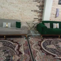 مبل 8 نفره سالم و شیک + میز جلو مبلی|مبلمان خانگی و میز عسلی|تهران, گمرک|دیوار