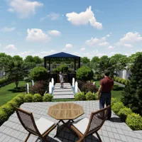 طراحی محوطه ویلا پارک باغ فضای سبز نقشه اتوکد 3d|خدمات پیشه و مهارت|تهران, عباس‌آباد|دیوار