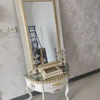 کنسول آینه شمعدان در حد نو