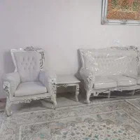 مبل نیمه استیل در حد نو