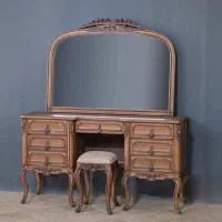 تولیدی انواع میز آرایش لوکس با چوب راش