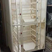 گنجه 2طبقه. قفس چوبی. قفس پرنده  قفس کفتر|لوازم جانبی حیوانات|تهران, باغ فیض|دیوار