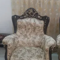 مبل استیل ۹ نفره با میز وسط و کنار مبلی|مبلمان خانگی و میز عسلی|تهران, دکتر هوشیار|دیوار