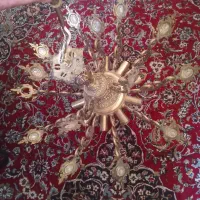 لوستر ۱۰ شاخه سالم در حد نو برنز|لوستر و چراغ آویز|تهران, خواجه نصیر طوسی|دیوار