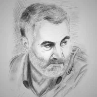 طراحی چهره سیاه قلم