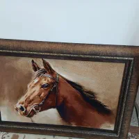 دو عدد تابلو فرش  مخصوص گل خانه سفره خانه هتل