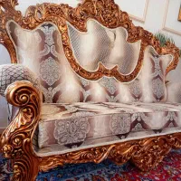 مبل سلطنتی استیل ۷نفره|مبلمان خانگی و میز عسلی|ملایر, |دیوار