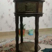 میز تلفن  چوبی تزیینی