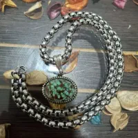 گردنبند نقره فیروزه