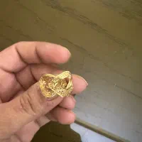 انگشتر طلا دو عدد
