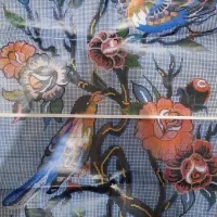 نخ و نقشه شطرنجی(سنتی)  تابلو فرش